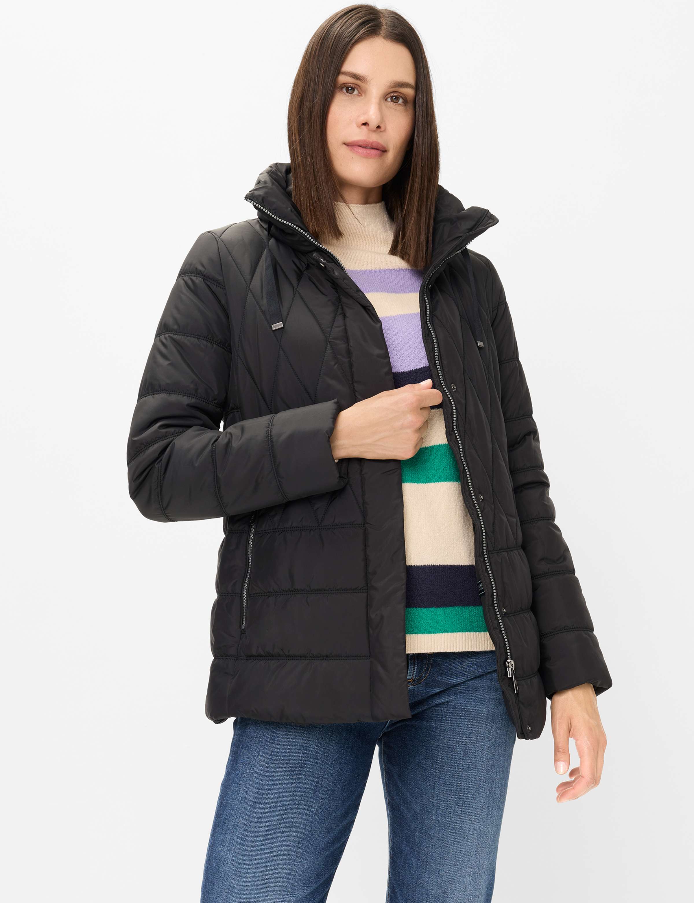 Riga gewatteerde jas